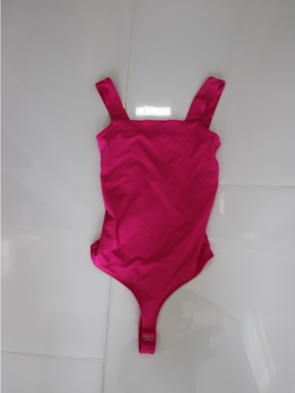Fuchsia Pink One-Piece Bodysuit